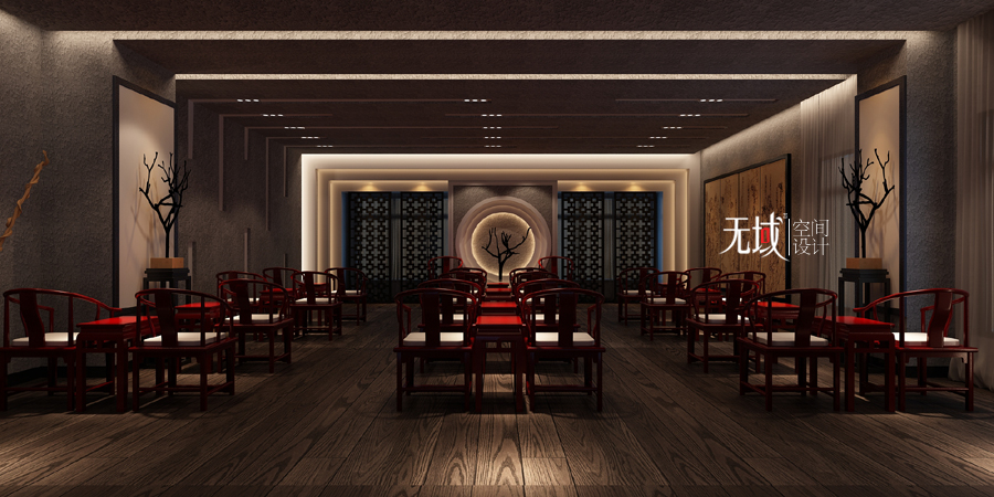 别墅 中式 无域空间 会所设计 装修设计 餐厅图片来自无域空间设计刘艺在山东滨州和会所设计方案赏析的分享