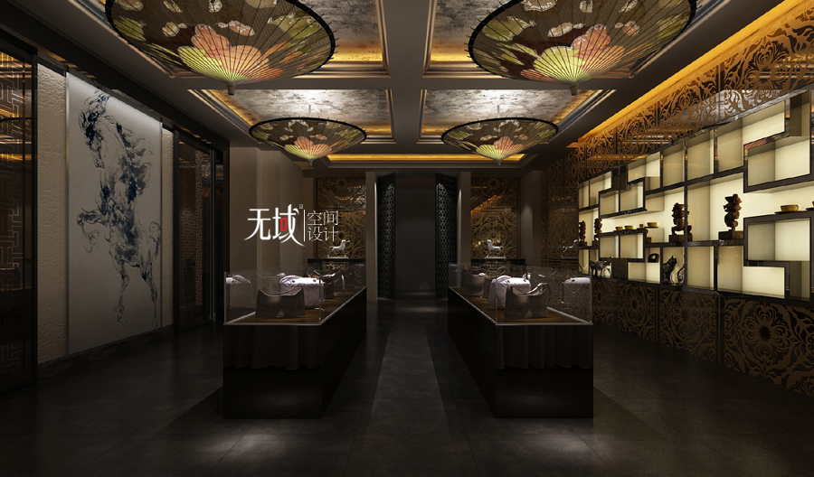 别墅 中式 无域空间 会所设计 装修设计 客厅图片来自无域空间设计刘艺在山东滨州和会所设计方案赏析的分享