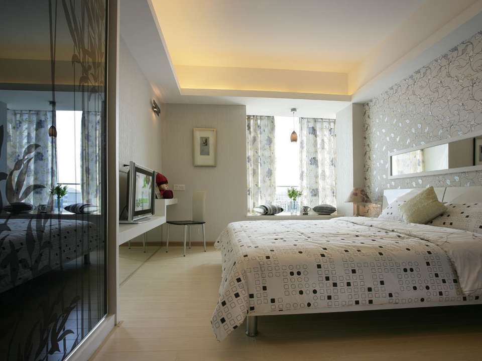 现代 二居 卧室图片来自北京大成日盛装饰设计在现代 二居 大成日 盛案例欣赏的分享