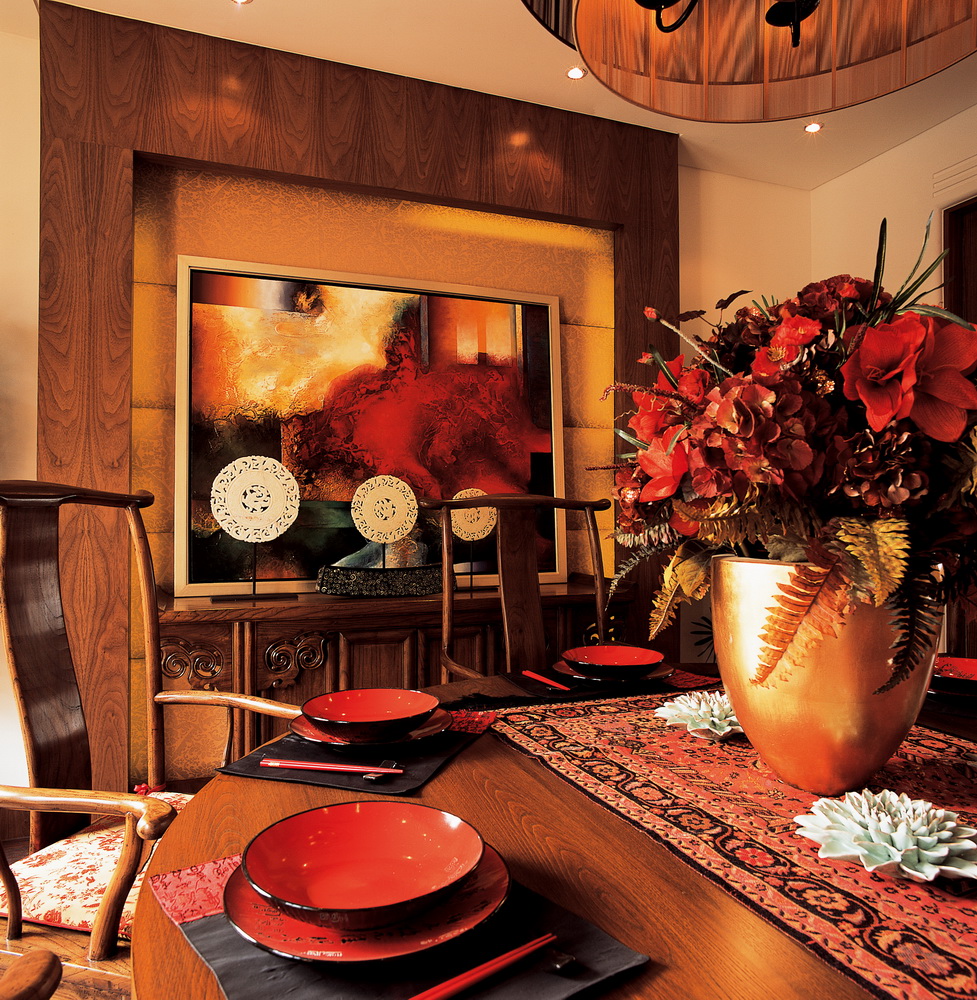 东南亚风格 跃层 餐厅图片来自玉玲珑装饰在王先生东南亚风格的新家的分享