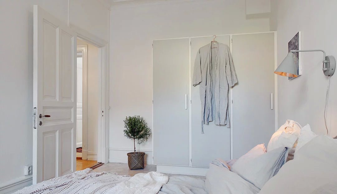 简约 三居 白领 收纳 80后 小资 卧室图片来自幸福魔方装饰公司在北欧风格 简约与时尚的混搭的分享