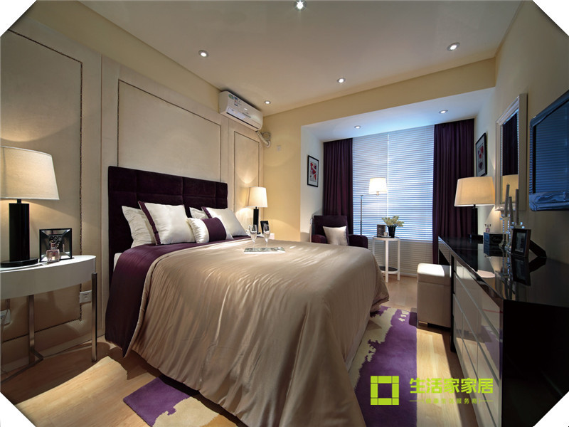 卧室图片来自天津生活家健康整体家装在云锦世家简约风格装修效果案例的分享