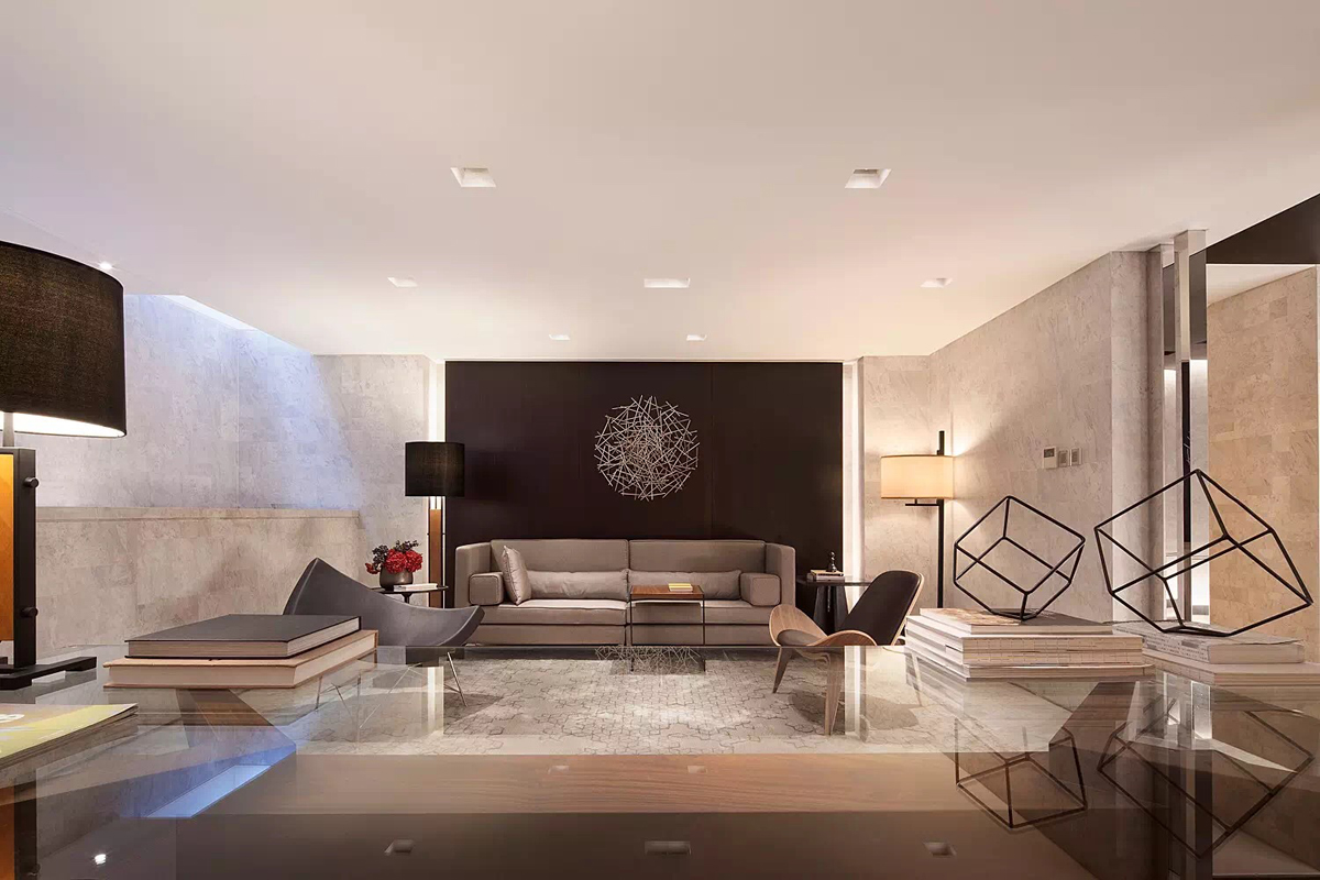 禅意 中式 极简 客厅图片来自张勇高级室内设计师在泛海国际新中式极简禅意中国案例的分享