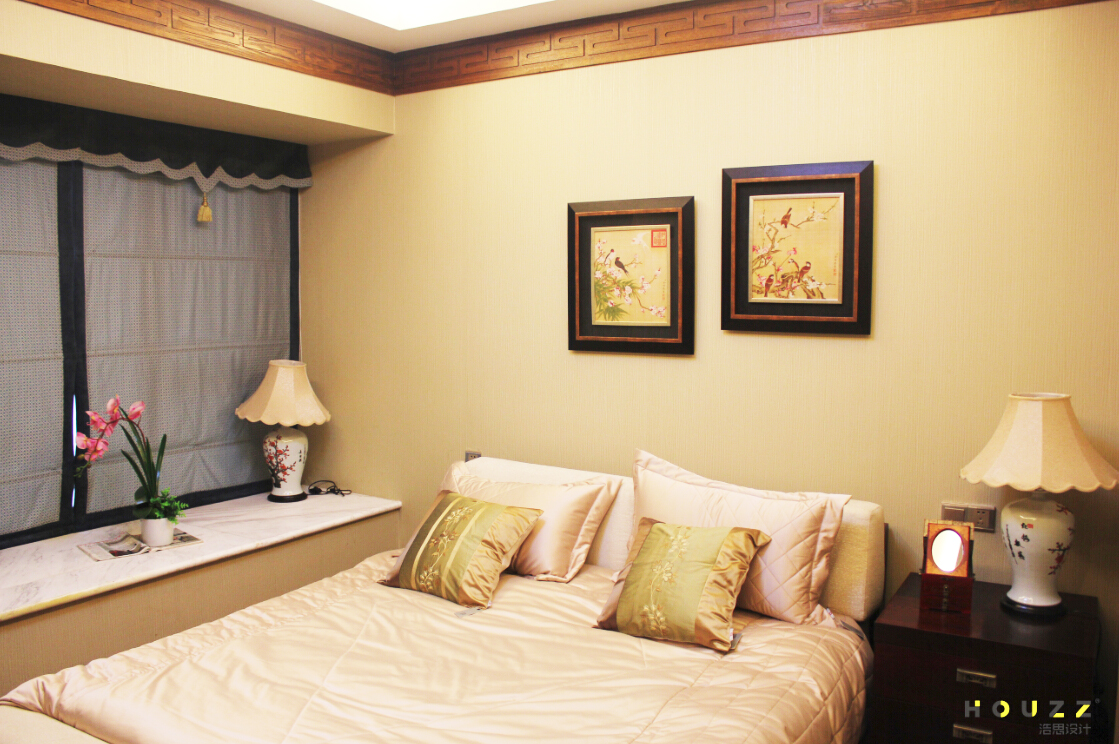 卧室图片来自浩思设计在古典中式的分享