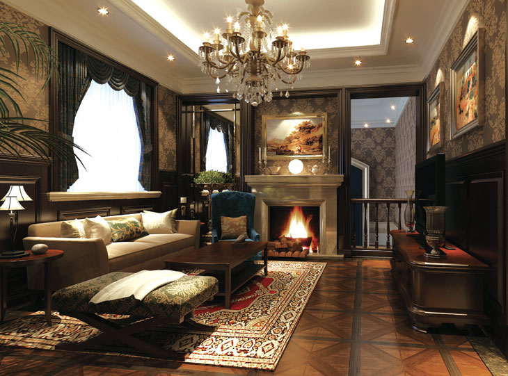 简约 别墅 混搭 客厅图片来自成都V2装饰在浓情蜜意的世界 美式风格的分享