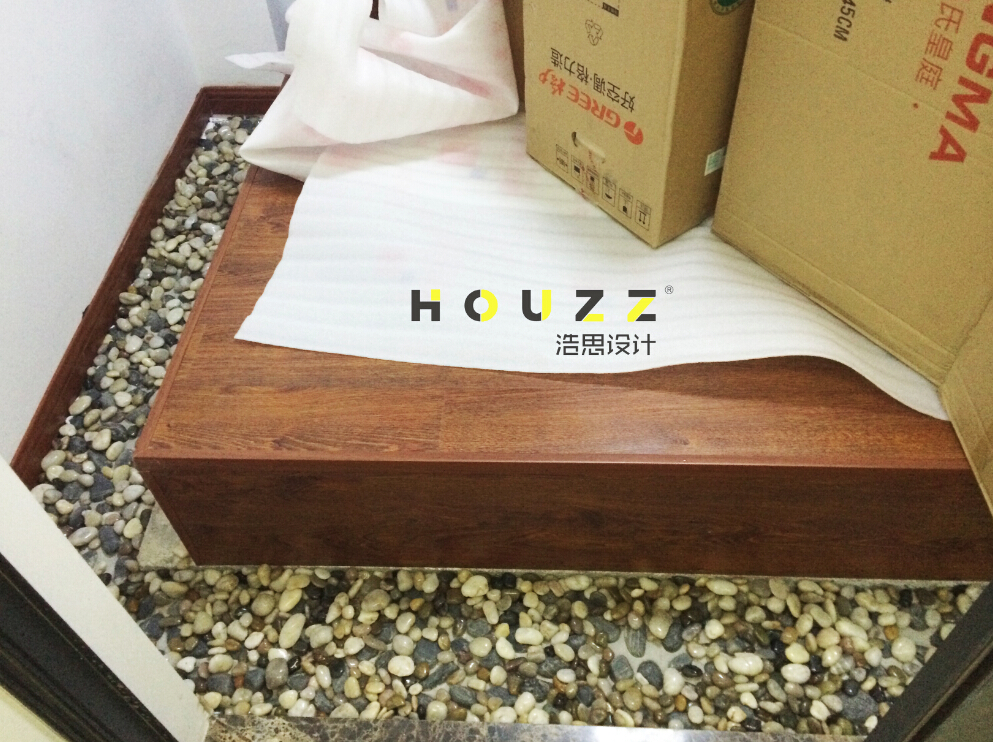玄关图片来自浩思设计在后现代风格<黑白>的分享