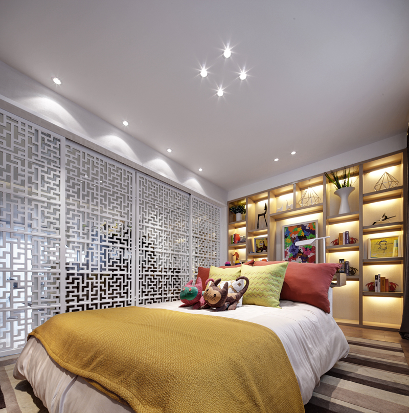 三居 收纳 新中式 卧室图片来自张勇高级室内设计师在滟澜新宸新中式精品设计案例效果的分享