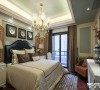 美式家居的卧室布置较为温馨，作为主人的私密空间，主要以功能性和实 用舒适为考虑的重点