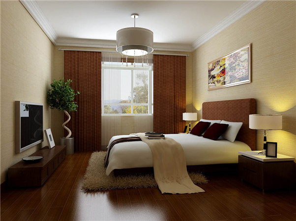 欧式 三居 卧室图片来自日升装饰公司在132平三居简欧风的分享