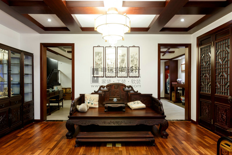 中式风格 别墅 卧室图片来自申远-小申在橡树湾的分享