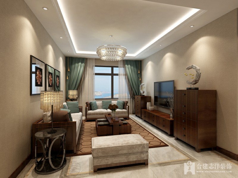 两居 现代 清新 客厅图片来自北京合建高东雪在清新现代两居室的分享