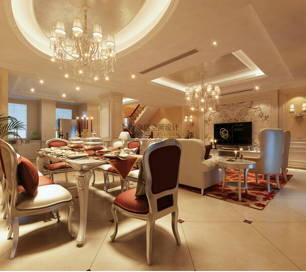 南山雨果 别墅装修 申远设计 欧式 餐厅图片来自申远-小申在南山雨果  欧式风的分享