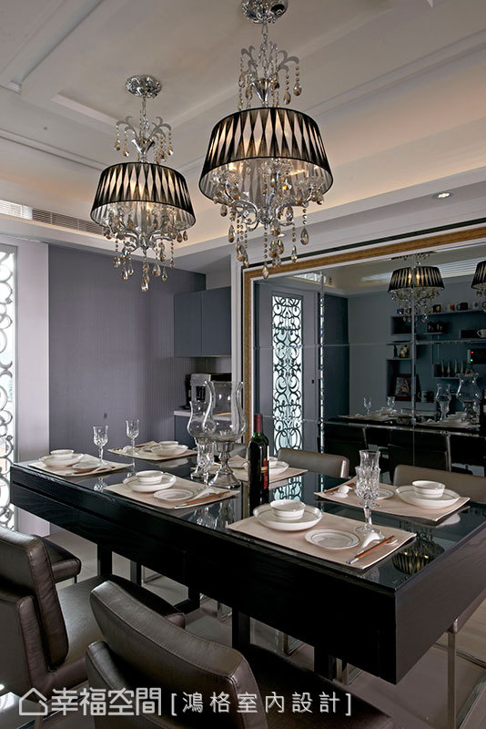 现代 四房 简约 收纳 餐厅图片来自幸福空间在165平现代风格富林苑的分享