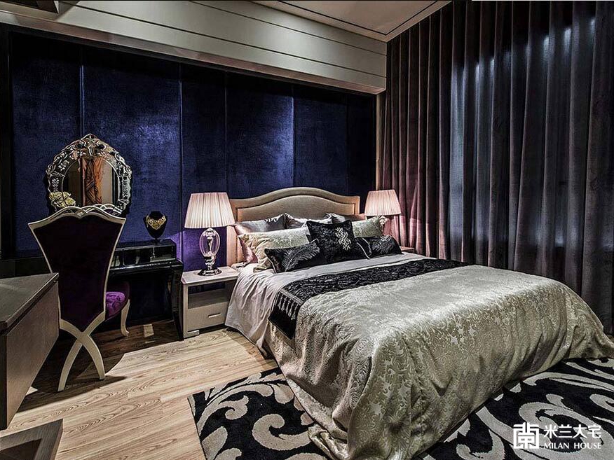 新古典 卧室图片来自米兰大宅设计会所在奢华新古典的分享