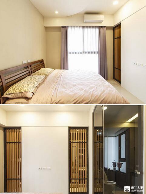 日式 卧室图片来自米兰大宅设计会所在极简日式的分享