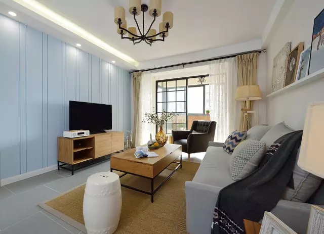 简约 三居 白领 小资 客厅图片来自实创装饰上海公司在100㎡美过样板间的三居室的分享