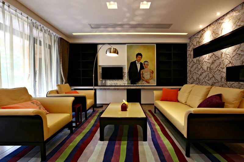 现代风格 别墅 客厅图片来自申远-小申在南郊美墅的分享