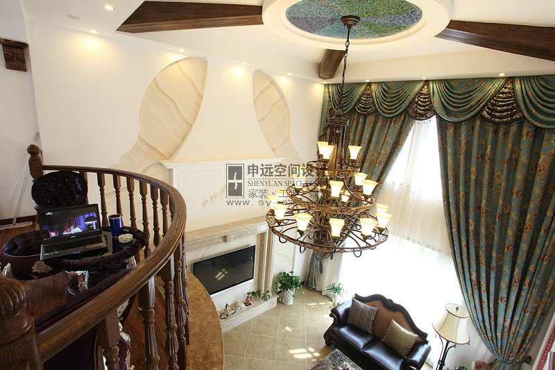 欧式风格 别墅 客厅图片来自申远-小申在海德花园的分享