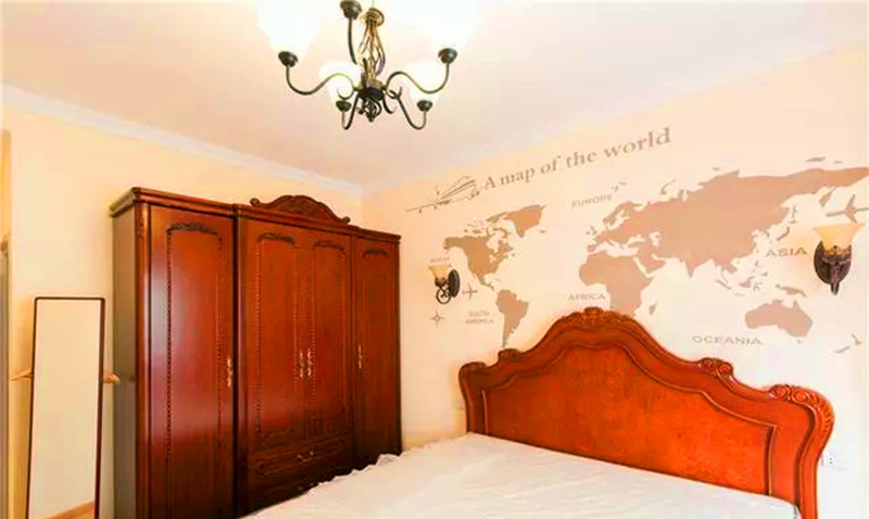 三居 美式 家居 装修 户型 小区 卧室图片来自高度国际装饰宋增会在130㎡暖色美式浪漫家居的分享