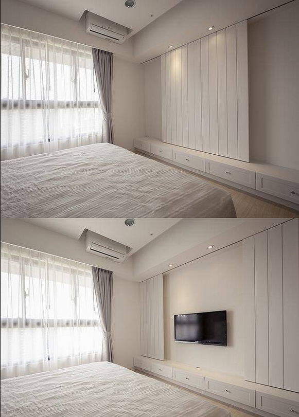 简约 现代 北欧 黑白灰 三居 小资 卧室图片来自武汉生活家在中御公馆 112平 北欧的分享