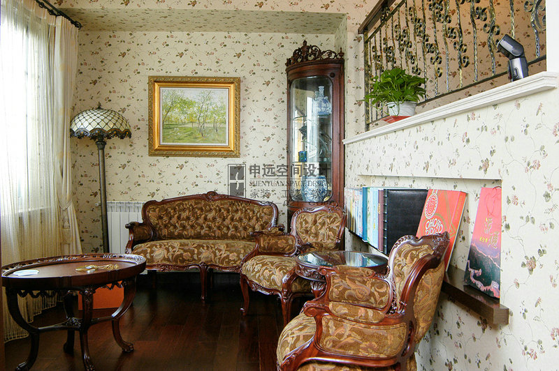 别墅 美式风格 客厅图片来自申远-小申在棕榈滩别墅的分享