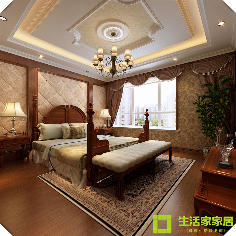 卧室图片来自天津生活家健康整体家装在观锦欧式装修效果案例的分享