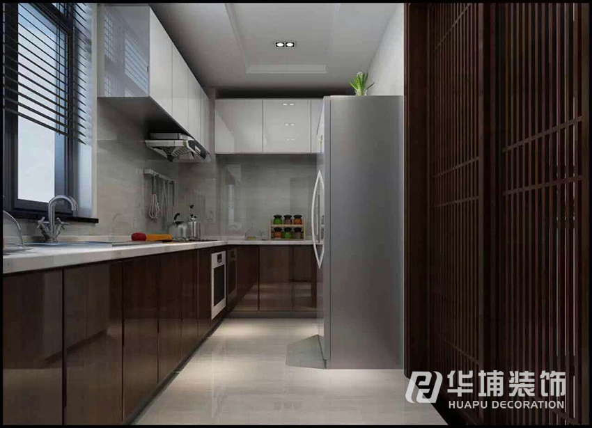 新中式 四居 白领 小资 厨房 厨房图片来自上海华埔装饰-laird在农大家属院170平新中式效果图的分享