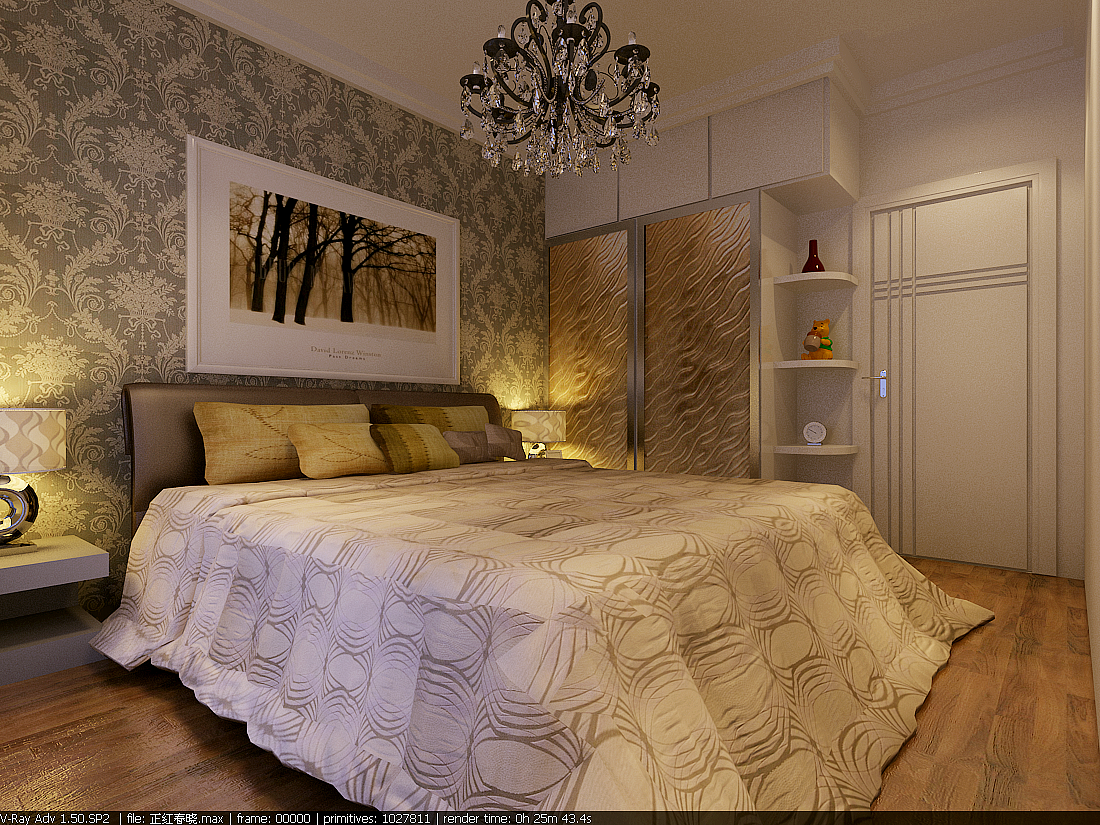 简约 现代 三居 80后 卧室 卧室图片来自上海华埔装饰-laird在中原新城149平现代简约风的分享