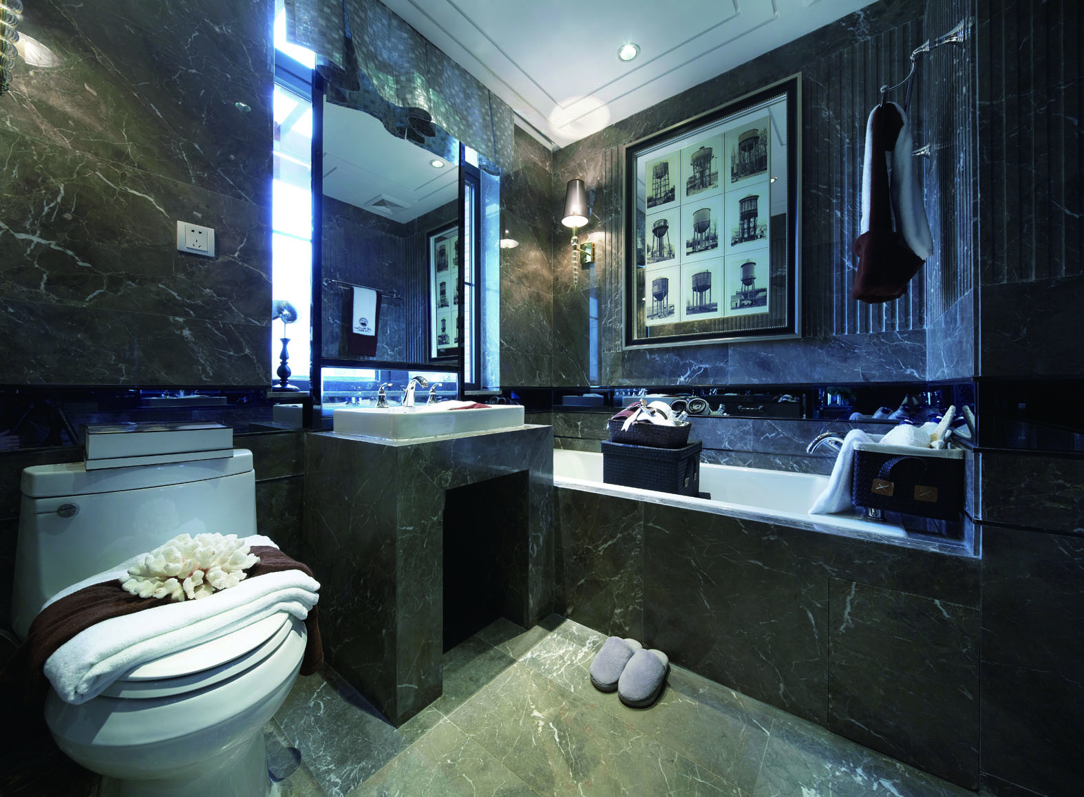 卫生间图片来自二十四城装饰重庆分公司在金科中央御院-3的分享