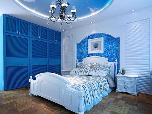 地中海风格 装修设计 卧室 装修风格图片来自用户5910971424在将卧室打造成地中海风格的分享