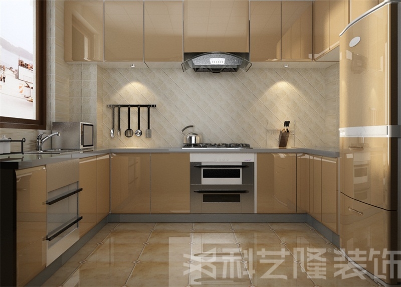 厨房图片来自天津科艺隆装饰在星河荣御-现代简约-126㎡的分享