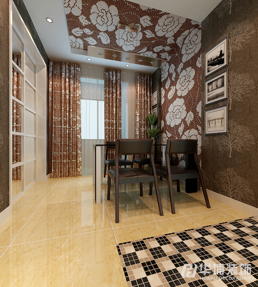 简约 现代 四居 小资 餐厅 餐厅图片来自上海华埔装饰-laird在森林半岛160平现代简约风的分享