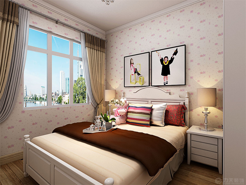 二居 白领 收纳 卧室图片来自天津阳光力天建筑装饰在首创城 - 两居室 - 现代简约的分享