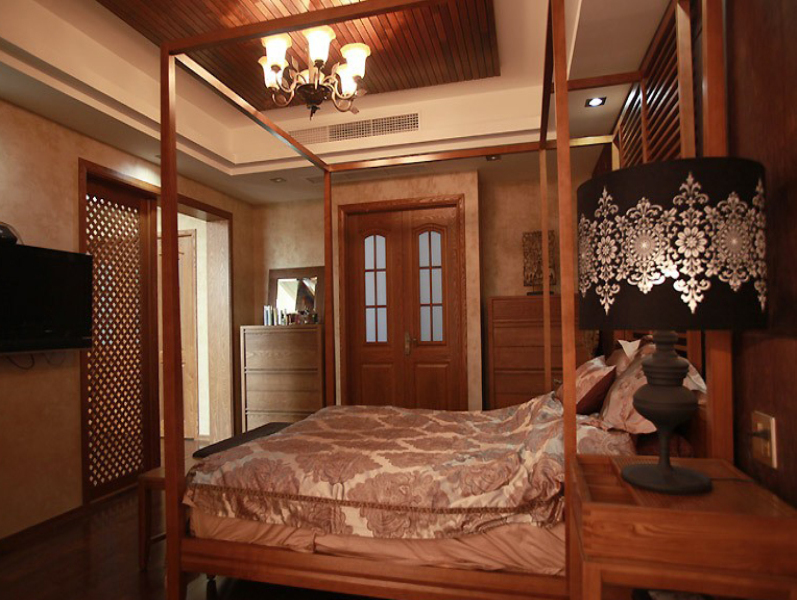 东南亚 卧室图片来自成都居然之家高端设计中心在东南亚风格的海伦春天的分享