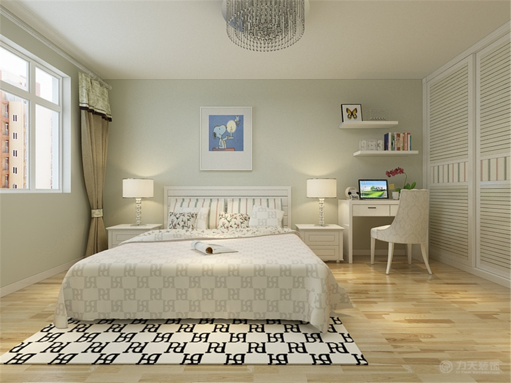 二居 小资 白领 卧室图片来自天津阳光力天建筑装饰在青吉里 - 两居室 -简约风格的分享