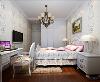 卧室由于两位女主人都喜欢欧式元素的灯具、地毯、衣柜、床品，所以主卧跟女儿的房间就定义为欧式风格。