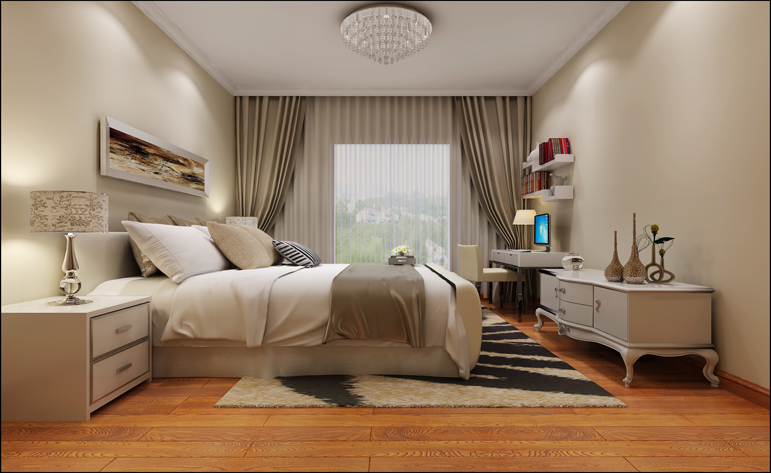 现代 居众 卧室图片来自惠州居众装饰在居众装饰-合生·滨海城2的分享