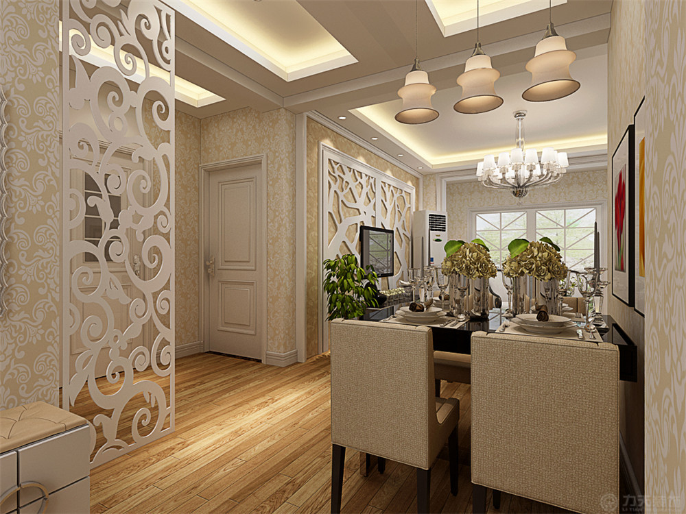 二居 白领 收纳 餐厅图片来自天津阳光力天建筑装饰在首创城 - 两居室 - 现代简约的分享