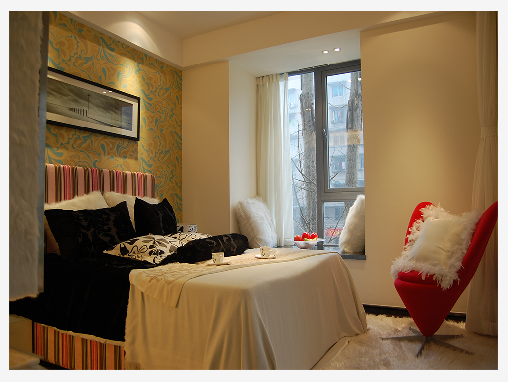 现代简约 泥巴公社 毛坯房装修 天健上城 卧室图片来自广州泥巴公社装饰小方在现代简约的分享