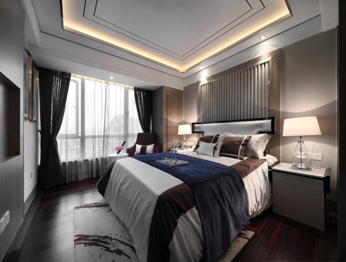 三居 简约 欧式 卧室图片来自北京大成日盛装饰设计在简欧 三居室 大成装饰例欣赏的分享