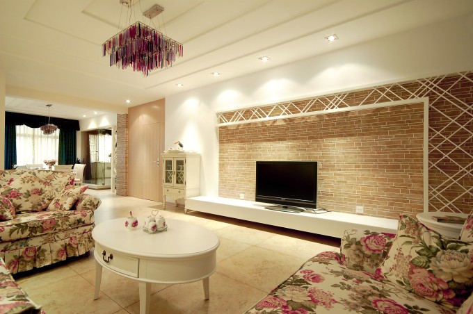 田园 三居 客厅图片来自北京大成日盛装饰设计在田园 三居室大成装修案例的分享
