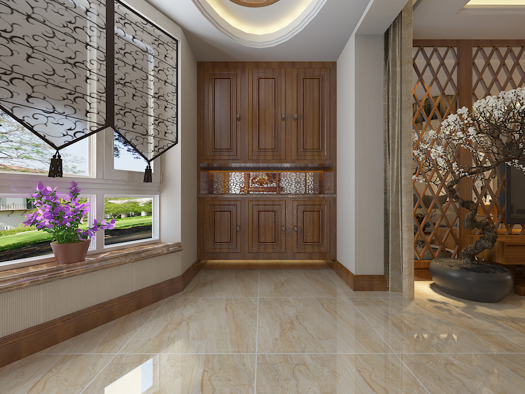 三居 东南亚风格 信达尚城 客厅图片来自百家设计小刘在信达尚城120平东南亚风格的分享
