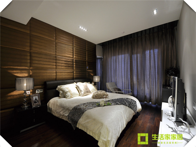 卧室图片来自天津生活家健康整体家装在保利罗兰公馆-后现代简约风格的分享