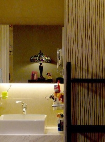 简约 混搭 旧房改造 卫生间图片来自上海潮心装潢设计有限公司在55平一室一厅改造个性小户装修的分享