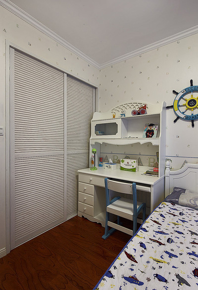 儿童房图片来自家装大管家在高雅品位 106平现代简约舒适3居的分享
