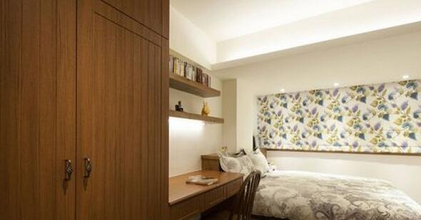 简约 卧室图片来自上海潮心装潢设计有限公司在城市里的舒适乡村风三居室的分享