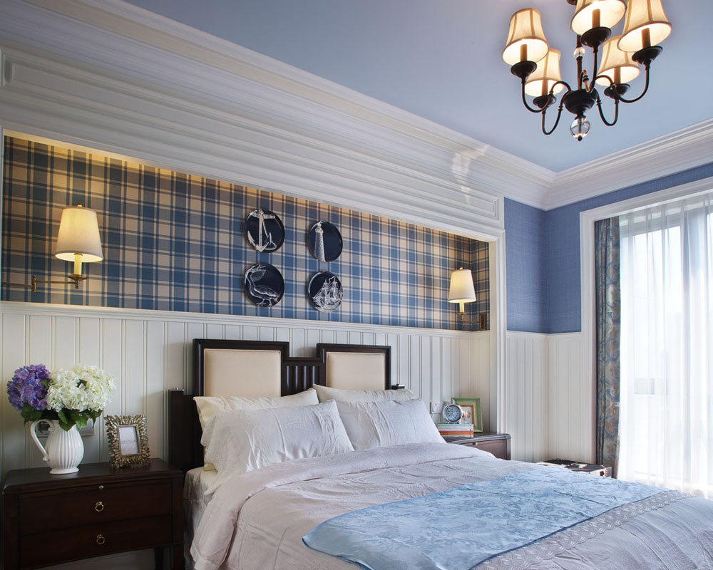 欧式 简约 四居 卧室图片来自张勇高级室内设计师在西山意境简欧精品设计案例效果的分享