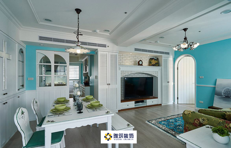 客厅图片来自湖南雅筑装饰在卓越浅水湾的分享