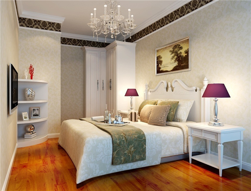欧式 三居 白领 收纳 80后 小资 卧室图片来自实创装饰完美家装在流星花园三区120平欧式风格案例的分享