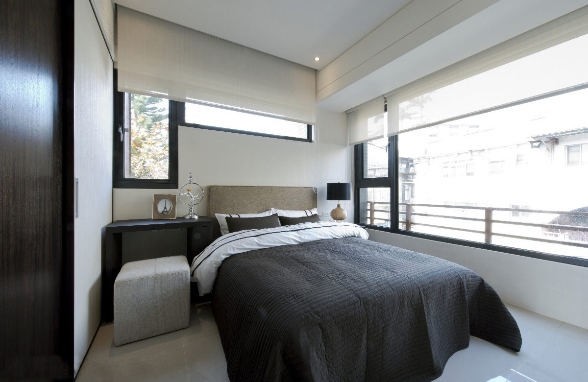 简约 三居 白领 卧室图片来自一道伍禾装饰设计师杨洋在沉稳时尚简约空间-盛德紫阙的分享